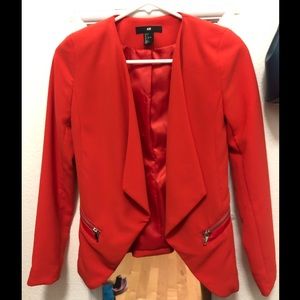 Red blazer